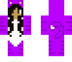 purple cat girl