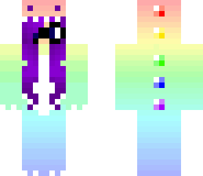 rainbow dinosaur girl wit glassez