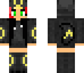 umbreon red short hair edit