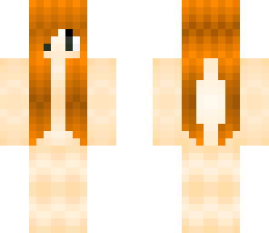 orange pigtails hair base