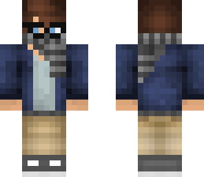 smart scarf boy