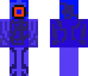 blue robot man