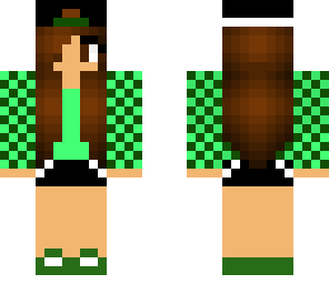 green summer girl