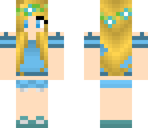 blue girl