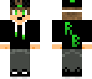 cool guy in black green and white