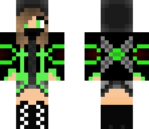 green girl ninja