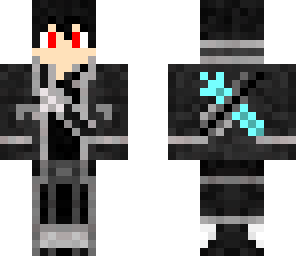 red eyed kirito