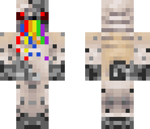 robot rainbow pug