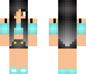 light blue summer girl