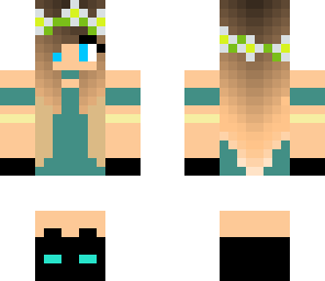 cute ombre hair girl