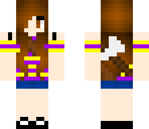bright shirt axe girl