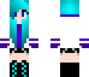 blue and purple tomboy