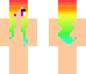 rainbow hair base