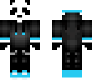 casual blue panda