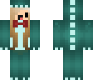 dino skin with teeth