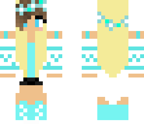 blue girl
