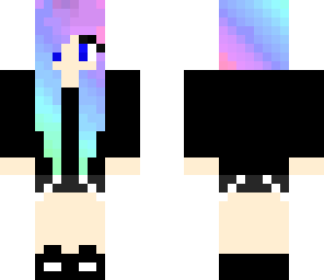 multi-coloured hair