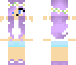 purple hair girl