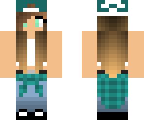 cute teal tomboy edited