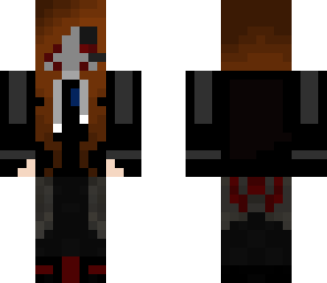 dark girl with blood