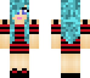 blue girl