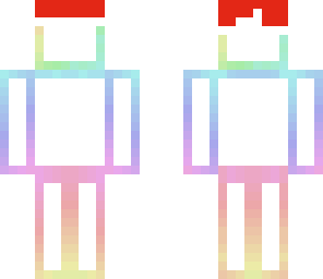 christmas rainbow pastel