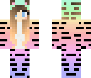 cute rainbow tiger girl