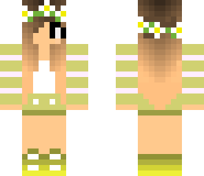 yellow flower girl