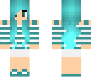 cute blue girl