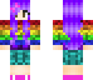 rainbow girl