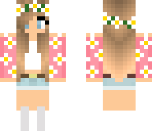 summery flower girl