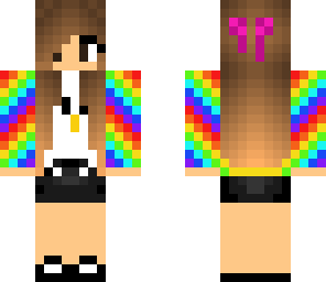 rainbow girl