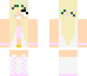 cute flower girl - special skin