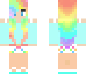 rainbow girl