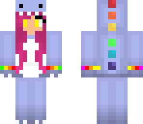 pink hair dino lgbt