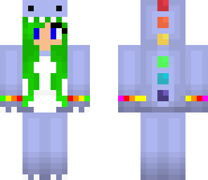 light green hair dino lgbt