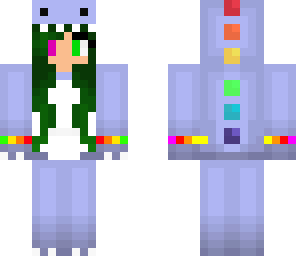 green hair dino lgbt