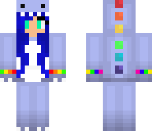 blue hair dino lgbt