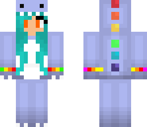teal hair dino lgbt