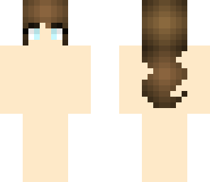 brunette girl skin base