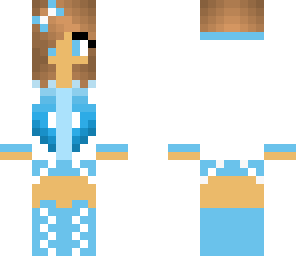 blue girl