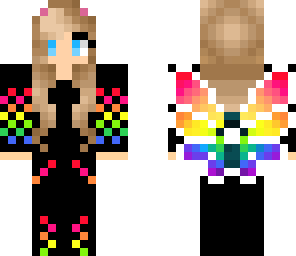 black cat rainbow