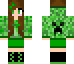 creeper girl skin made for my sis