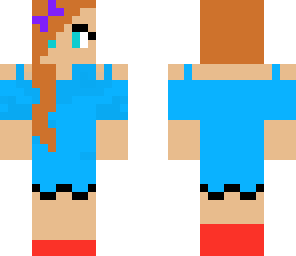 pretty blue girl