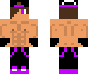 cool purple abs