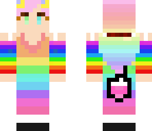 rainbow girl