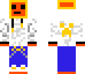 orange and yellow slime kid