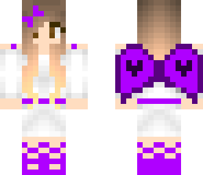 purple wing girl
