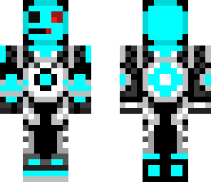 blue robot slime skin