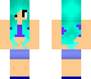 blue girl